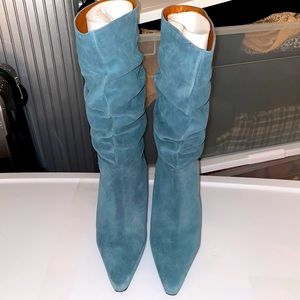Angel Alarcon blue Suede boots